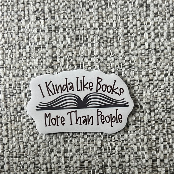 Other - 4/$10 Book Lover Sticker